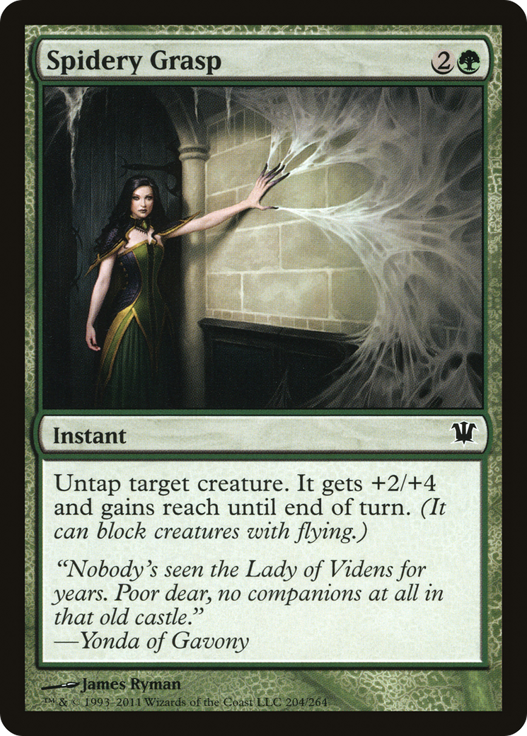 Spidery Grasp (204) Foil - Innistrad