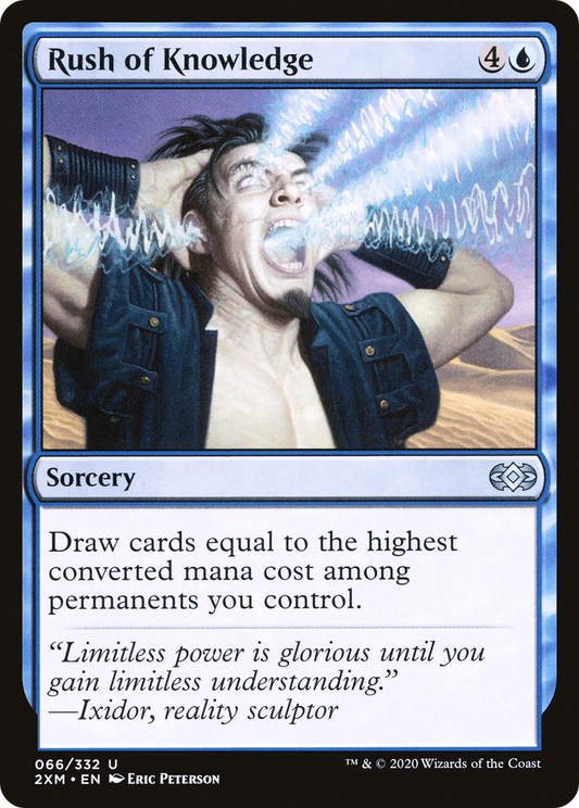 Rush of Knowledge [Double Masters] Foil