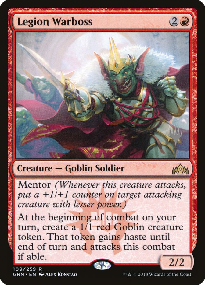 Legion Warboss (Promo Pack) [Guilds of Ravnica Promos] | Silver Goblin