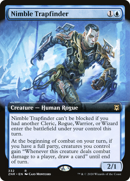 Nimble Trapfinder (Extended Art) [Zendikar Rising] Foil