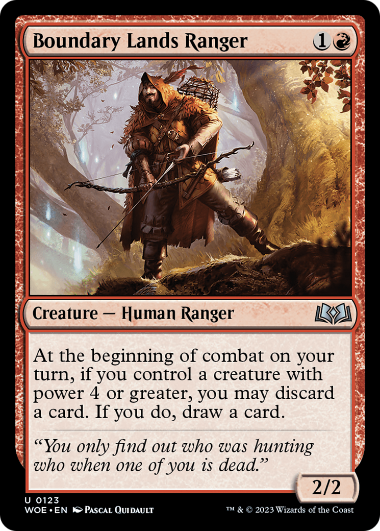 Boundary Lands Ranger [Wilds of Eldraine] | Silver Goblin