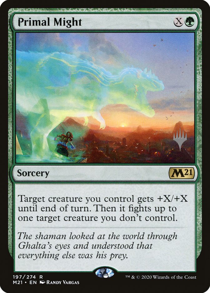 Primal Might (Promo Pack) [Core Set 2021 Promos] | Silver Goblin