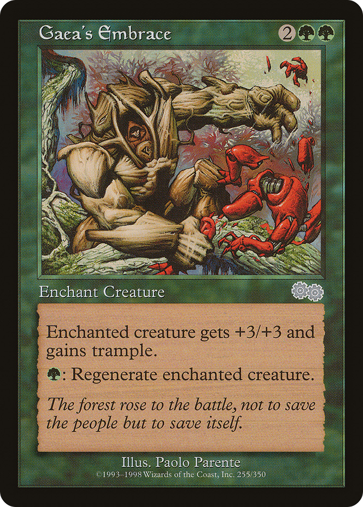 Gaea's Embrace [Urza's Saga] | Silver Goblin