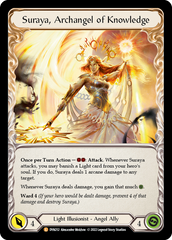 Invoke Suraya // Suraya, Archangel of Knowledge [DYN212] (Dynasty)  Cold Foil | Silver Goblin