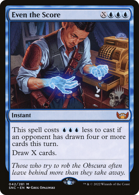 Even the Score (Promo Pack) [Streets of New Capenna Promos]