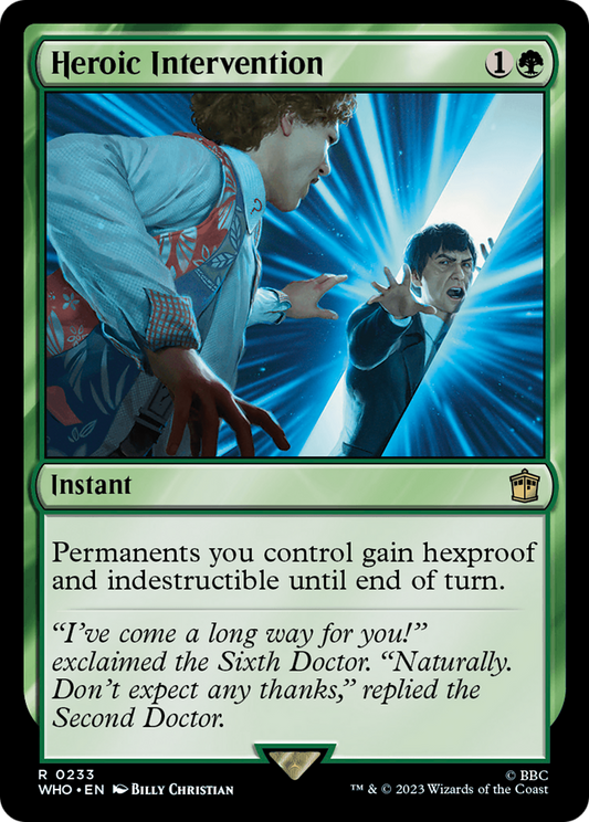 Heroic Intervention [Doctor Who] Foil