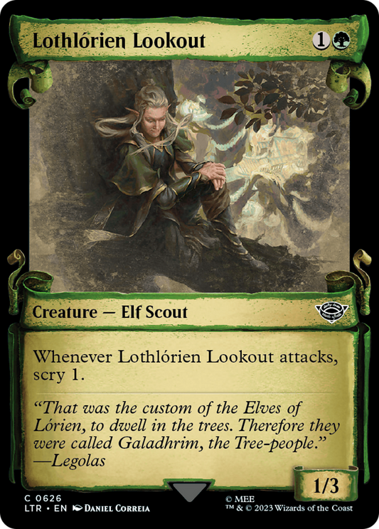Lothlorien Lookout [The Lord of the Rings: Tales of Middle-Earth Showcase Scrolls] Foil