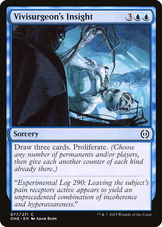 Vivisurgeon's Insight [Phyrexia: All Will Be One] Foil