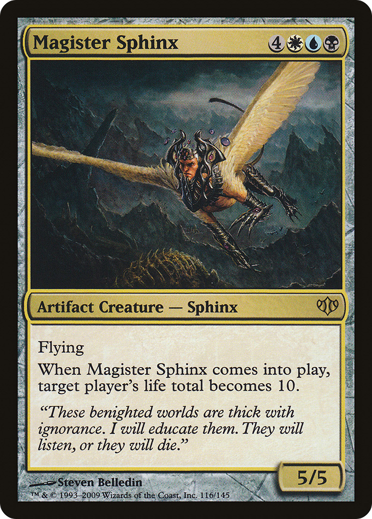 Magister Sphinx (116) Foil - Conflux