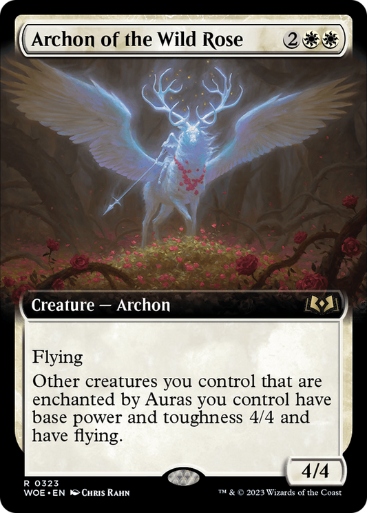 Archon of the Wild Rose (Extended Art) [Wilds of Eldraine] Foil