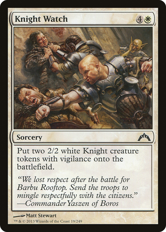 Knight Watch [Gatecrash] Foil