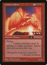 Crimson Hellkite (Oversized) [Oversize Cards] | Silver Goblin