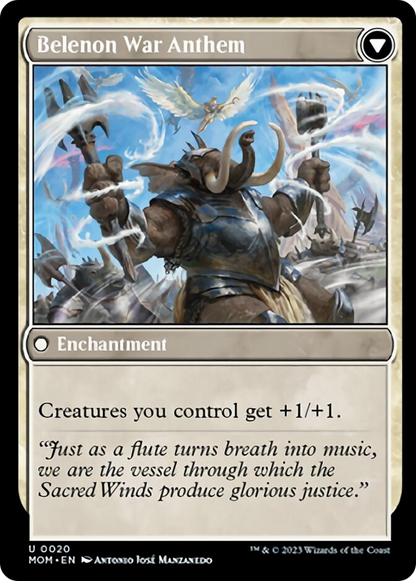 Invasion of Belenon // Belenon War Antherm [March of the Machine] Foil