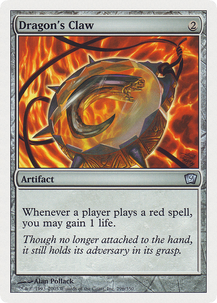 Dragon's Claw (296) Foil - Ninth Edition