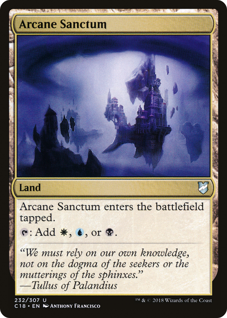Arcane Sanctum [Commander 2018] Foil