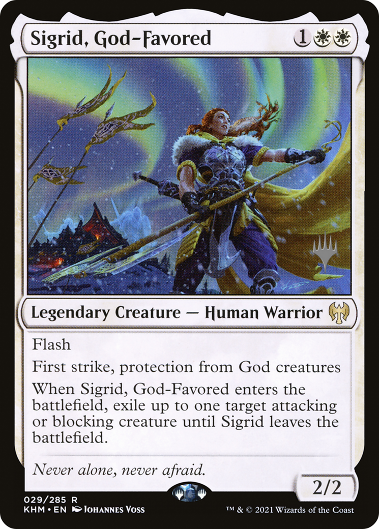 Sigrid, God-Favored (029) Foil - Kaldheim Promos