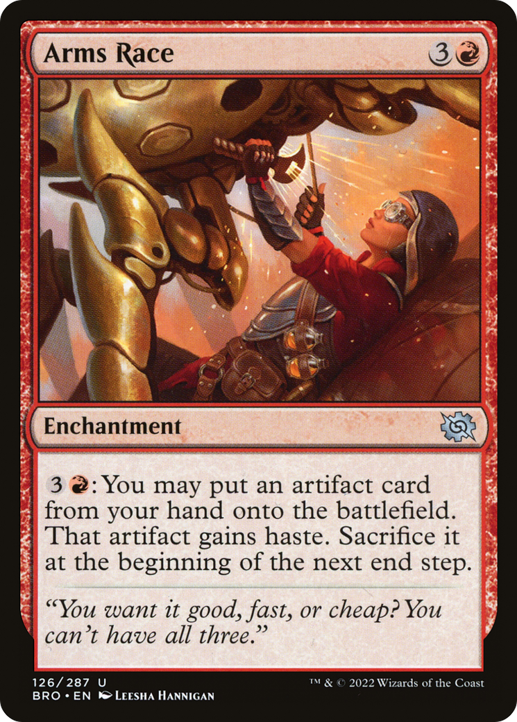 Arms Race [The Brothers' War] Foil