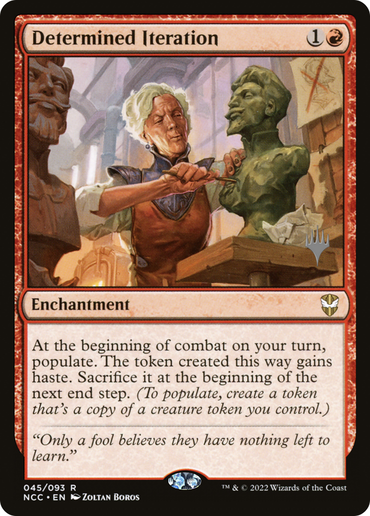 Determined Iteration (Promo Pack) [Streets of New Capenna Commander Promos] | Silver Goblin