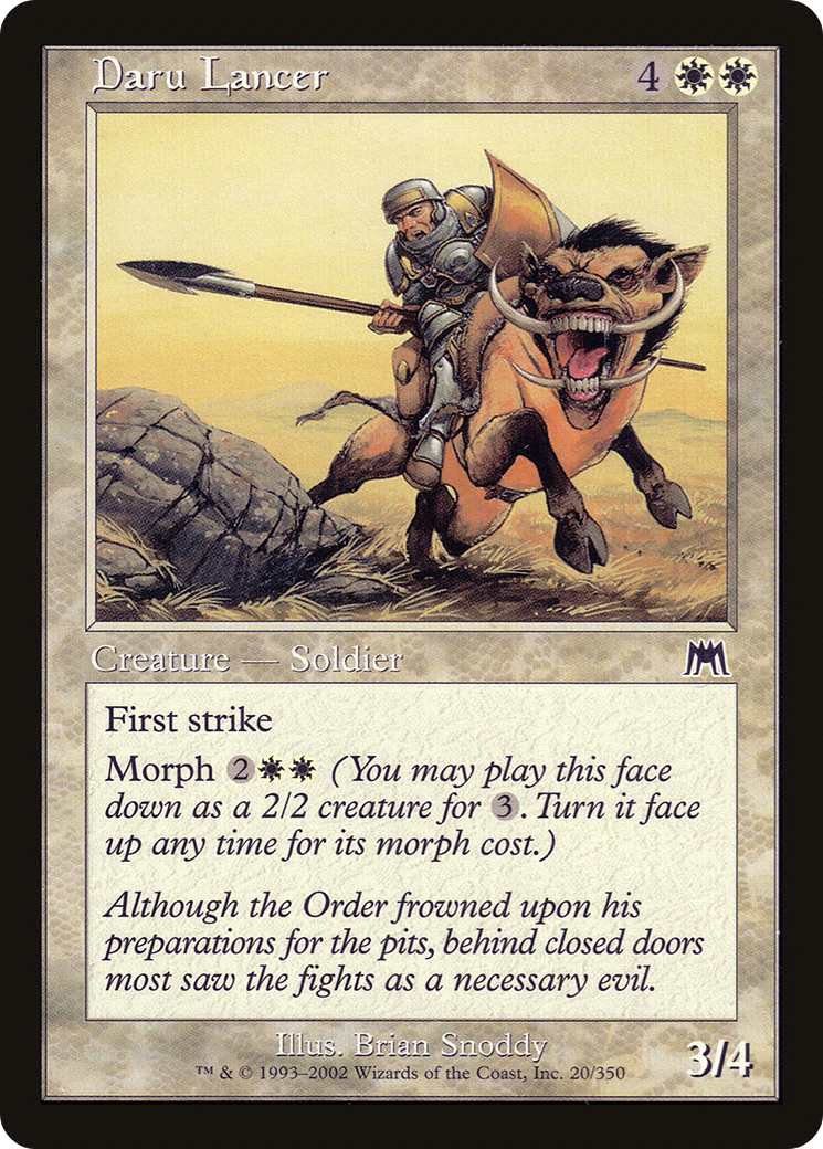 Daru Lancer [Onslaught] Foil