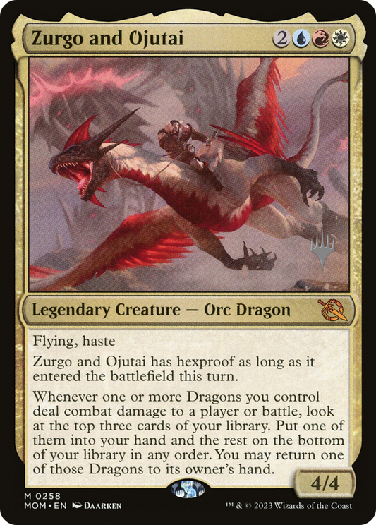 Zurgo and Ojutai (Promo Pack) [March of the Machine Promos]