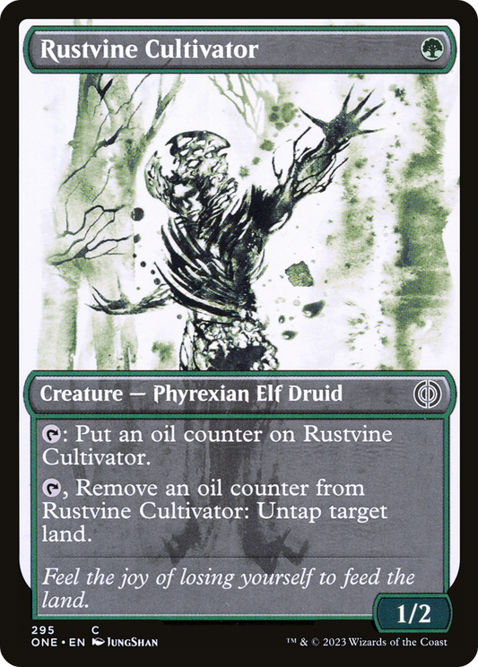 Rustvine Cultivator (Showcase Ichor) [Phyrexia: All Will Be One] Foil