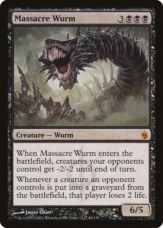Massacre Wurm [Mirrodin Besieged] Foil