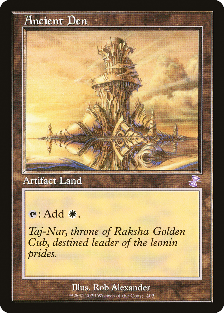 Ancient Den (Timeshifted) [Time Spiral Remastered] Foil