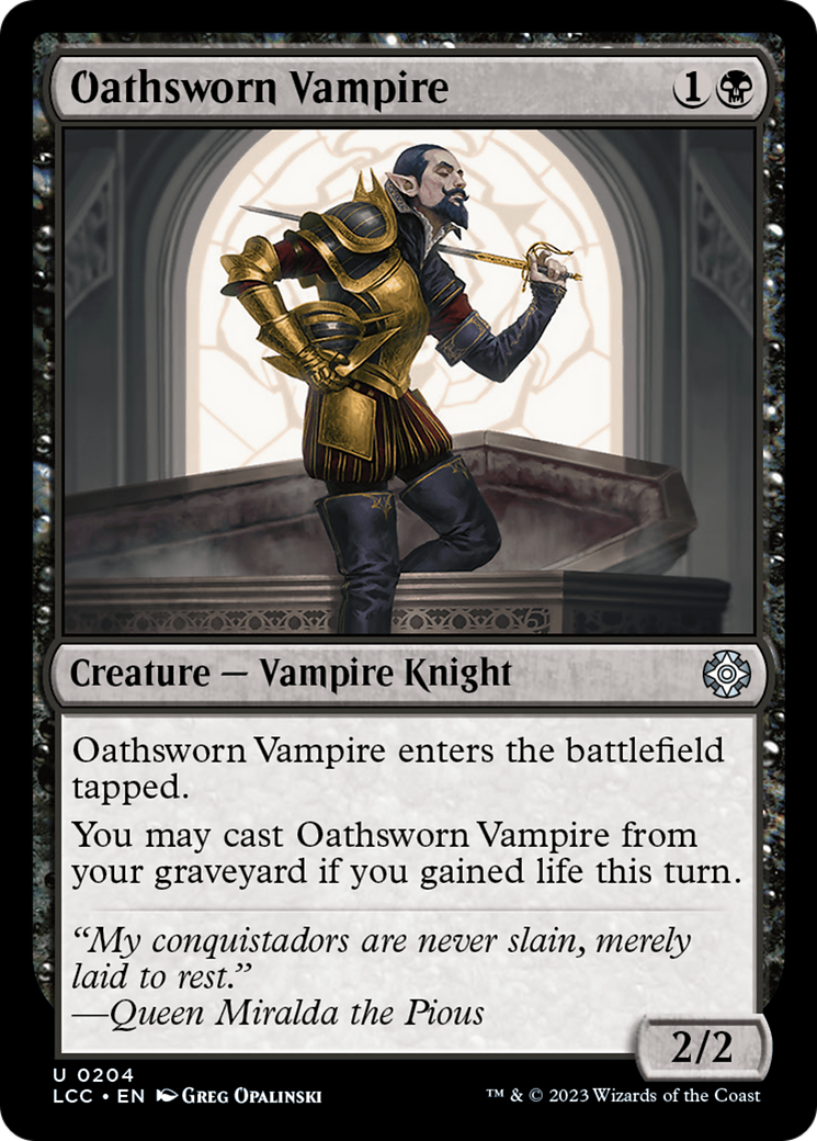 Oathsworn Vampire [The Lost Caverns of Ixalan Commander] | Silver Goblin