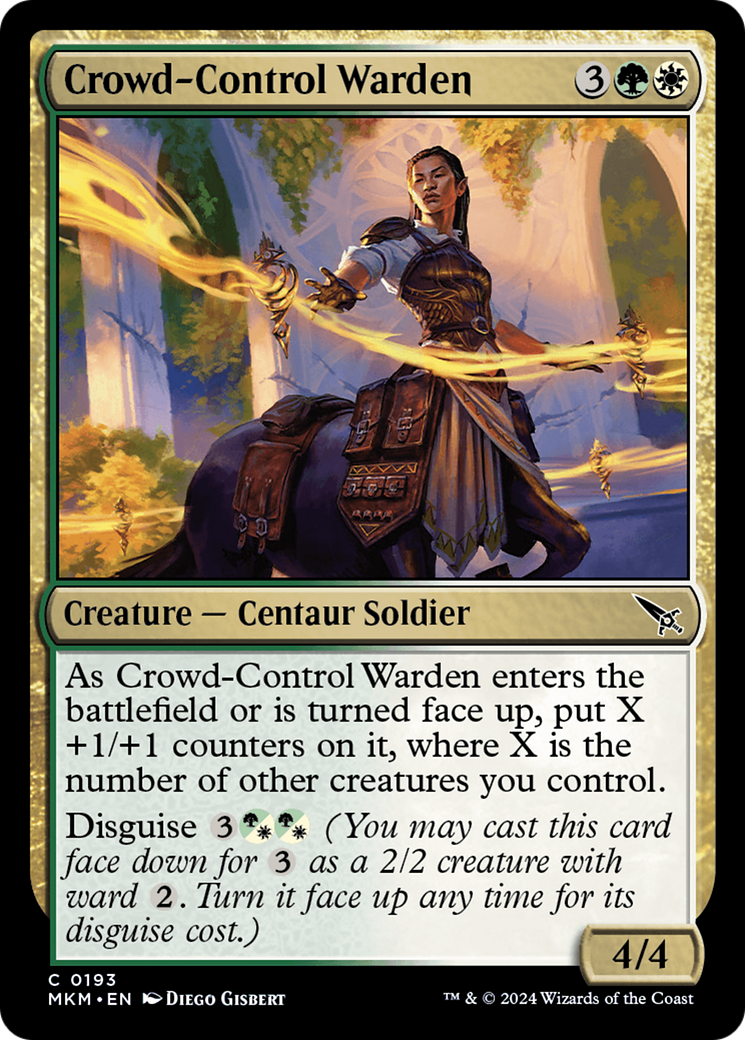 Crowd-Control Warden [Murders at Karlov Manor] Foil