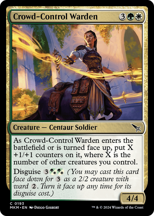 Crowd-Control Warden [Murders at Karlov Manor] Foil