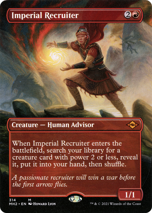 Imperial Recruiter (Borderless Alternate Art) [Modern Horizons 2] Foil