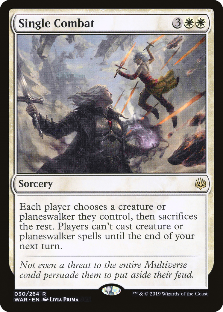 Single Combat (030) Foil - War of the Spark