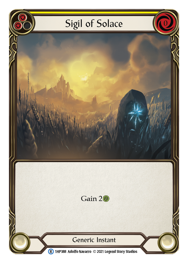 Sigil of Solace (Yellow) [1HP388] (History Pack 1) | Silver Goblin