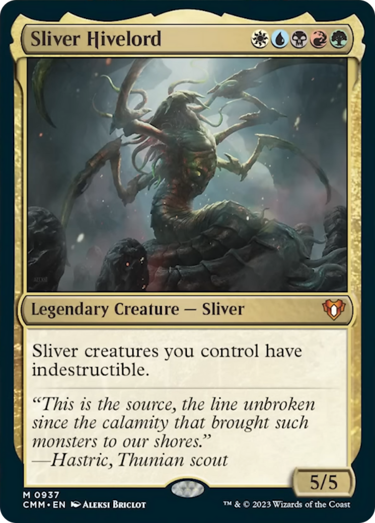 Sliver Hivelord [Commander Masters] | Silver Goblin
