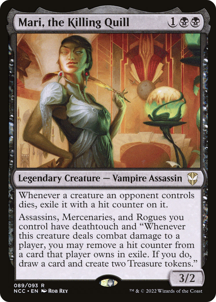 Mari, the Killing Quill (089) Foil - New Capenna Commander