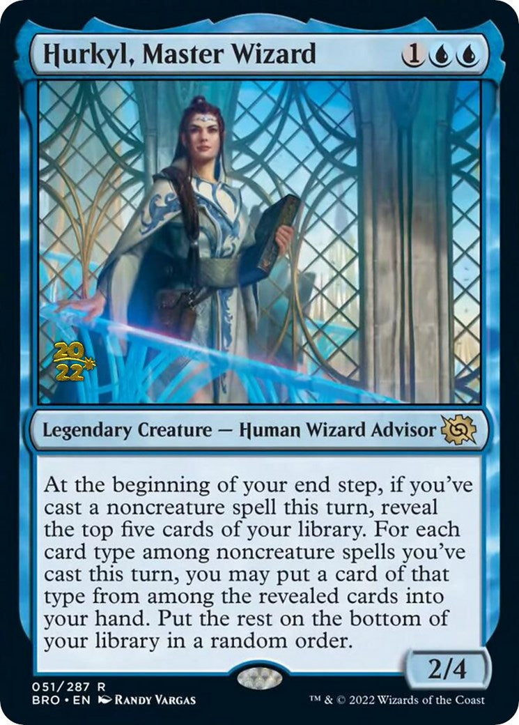 Hurkyl, Master Wizard [The Brothers' War Prerelease Promos] | Silver Goblin