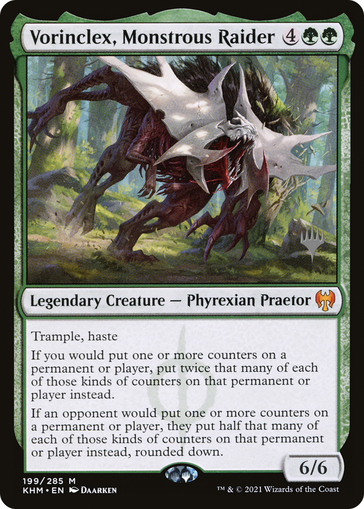 Vorinclex, Monstrous Raider (Promo Pack) [Kaldheim Promos] Foil