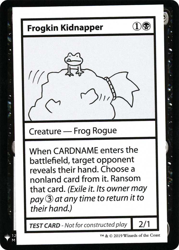 Frogkin Kidnapper (042) - Mystery Booster Playtest Cards 2019