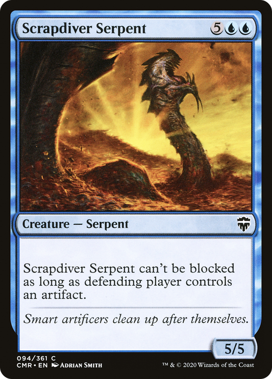 Scrapdiver Serpent [Commander Legends] Foil