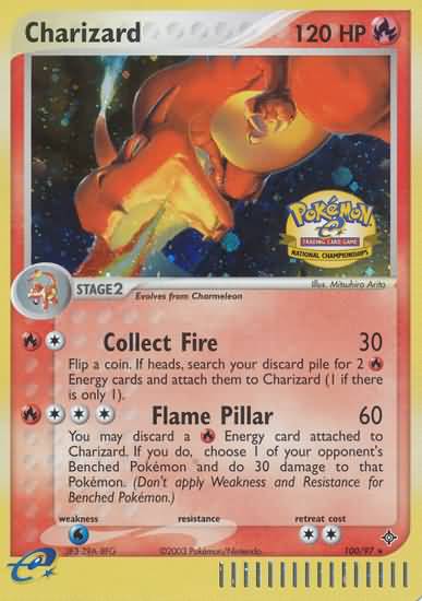 Charizard (100/97) (National Championship 2004) [League & Championship Cards] | Silver Goblin