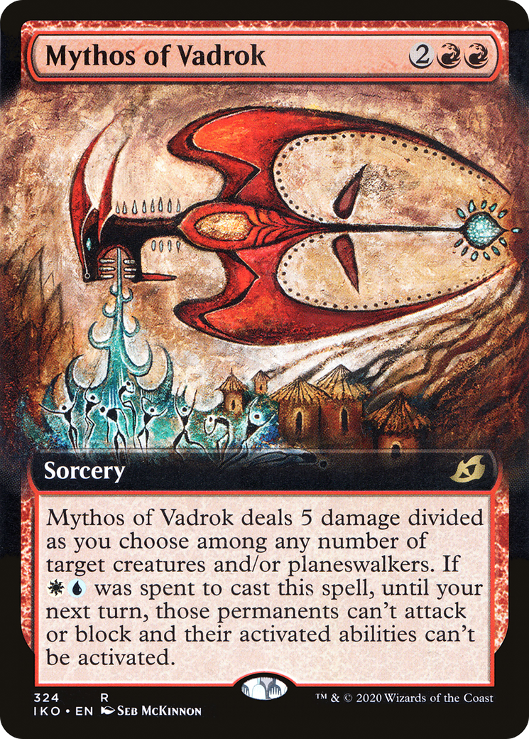 Mythos of Vadrok (Extended Art) (324) Foil - Ikoria: Lair of Behemoths