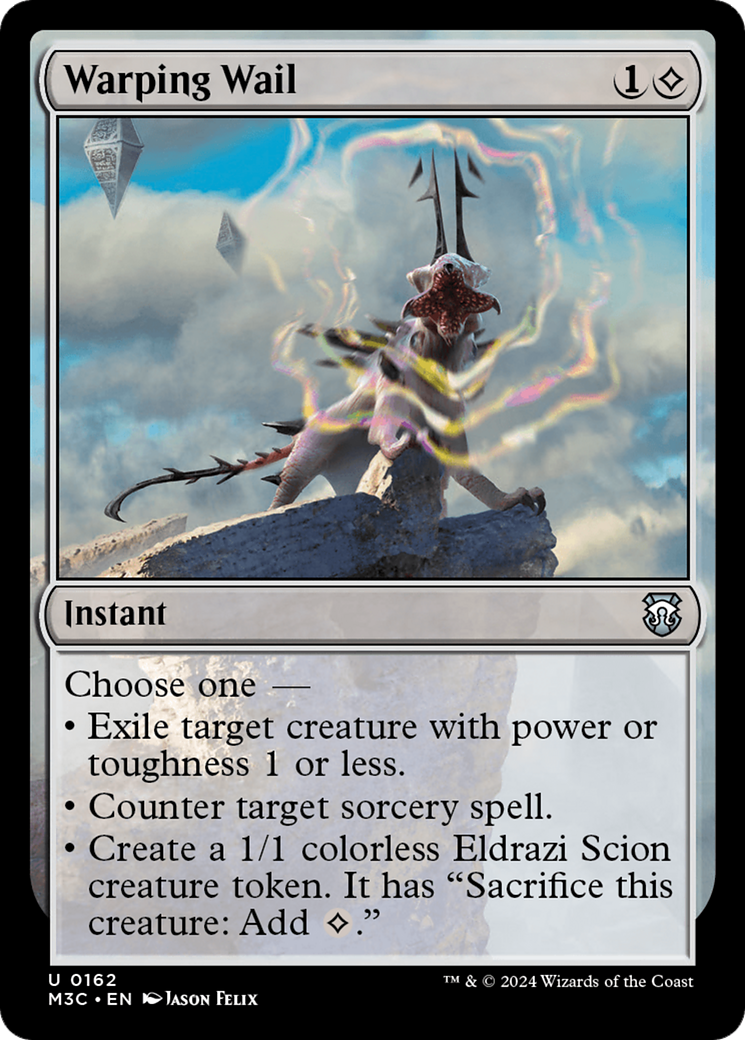 Warping Wail (Ripple Foil) [Modern Horizons 3 Commander] | Silver Goblin