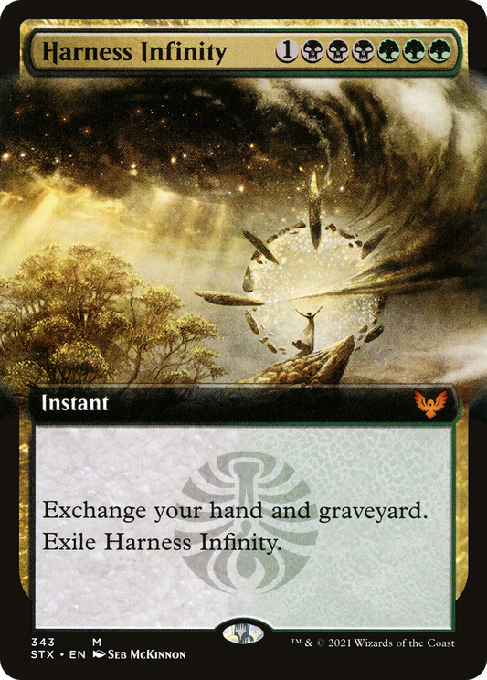 Harness Infinity (Extended Art) [Strixhaven: School of Mages] Foil
