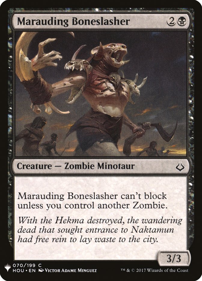 Marauding Boneslasher [Mystery Booster] | Silver Goblin