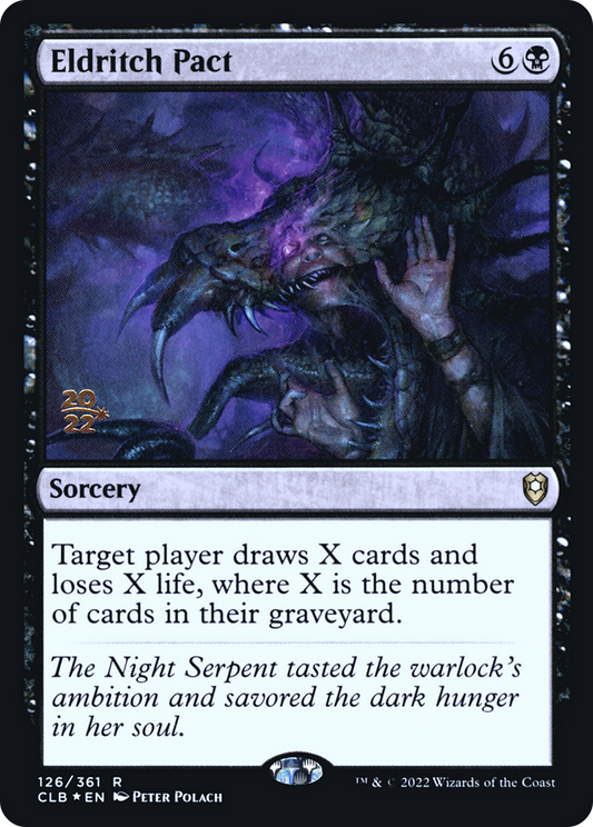 Eldritch Pact [Commander Legends: Battle for Baldur's Gate Prerelease Promos]