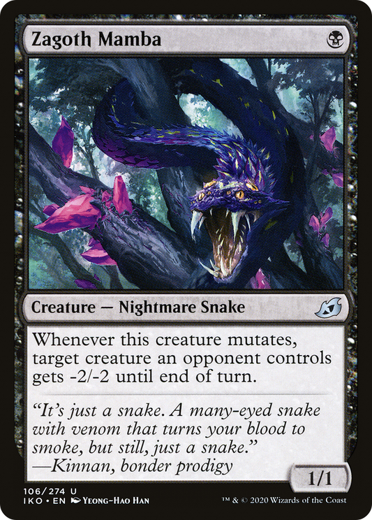Zagoth Mamba [Ikoria: Lair of Behemoths] Foil