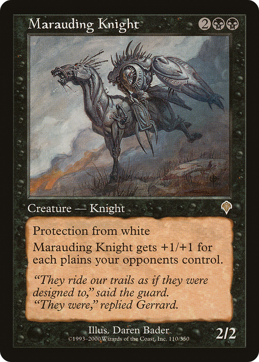 Marauding Knight [Invasion] Foil