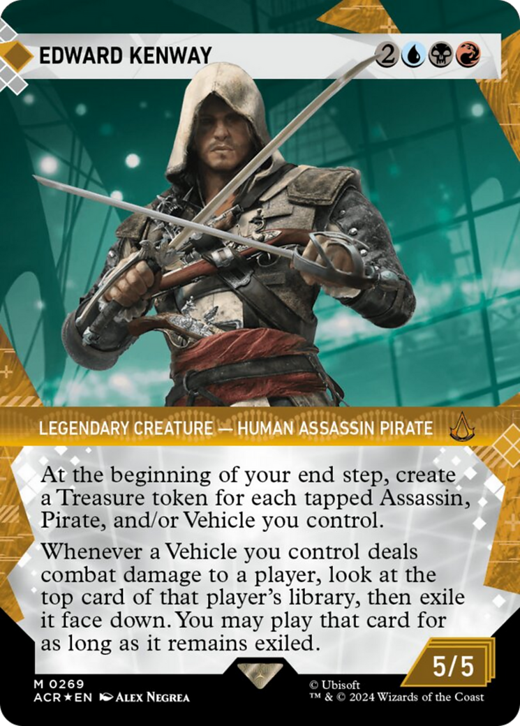 Edward Kenway (Showcase) (Textured Foil) [Assassin's Creed] | Silver Goblin