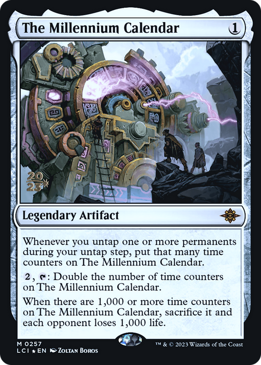 The Millennium Calendar [The Lost Caverns of Ixalan Prerelease Cards]