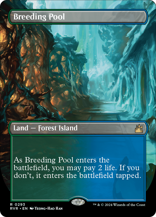 Breeding Pool (Borderless) [Ravnica Remastered] Foil